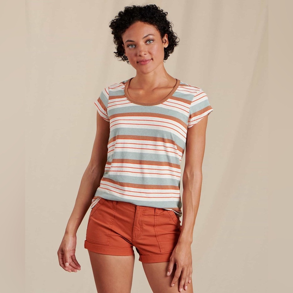 Toad and Co - Grom Ringer Short Sleeve Tee Salt